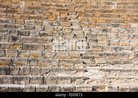 Details der antiken griechisch-römischen Theater in Kourion, Zypern Stockfoto
