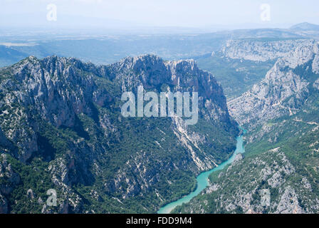 Die Gorges du Verdon, auch als Grand Canyon du Verdon, Süd-Ost-Frankreich Stockfoto