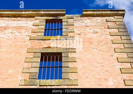 Ruinen der wichtigsten Gefängnisgebäude in Port Arthur Strafkolonie in Tasmanien Stockfoto