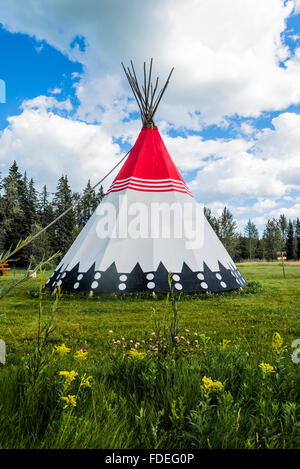 Rocky Mountain House National Historic Site, Alberta, Kanada Stockfoto