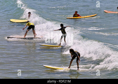 Biarritz Strand, Stadt am Golf von Biskaya, an der Atlantikküste im Département Pyrénées-Atlantiques im Südwesten Frankreichs, Stockfoto