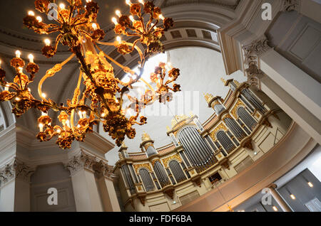 Lutherische Kathedrale in der alten Stadt von Helsinki, Finnland Stockfoto