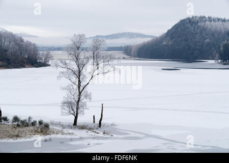 Loch Pityoulish Aviemore, Cairngorms, Schottland. Stockfoto