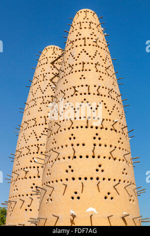 Die Taube Türme, Katara Cultural Village, Doha, Katar Stockfoto