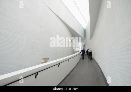 Detail. Kiasma ist ein Museum für zeitgenössische Kunst befindet sich im Mannerheimintie in Helsinki Stockfoto