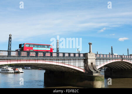 London-Bus Stockfoto