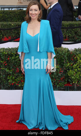 Schauspielerin Molly Parker besucht die 22. Annual Screen Actors Guild Awards, SAG Awards, bei The Shrine Auditorium in Los Angeles, USA, am 30. Januar 2016. Foto: Hubert Boesl/Dpa - NO-Draht-Dienst- Stockfoto