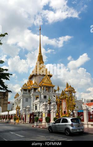 Wat Traimit, Phra Maha Mondop, Tempel, goldenen Buddha, Phra Maha Suwan Patimakon Phuttha, Trimitr, Bangkok, Thailand Stockfoto