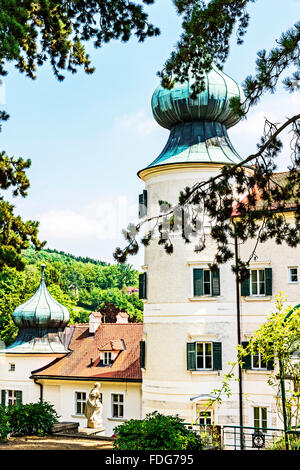 Artstetten Schloß, Palast von Erzherzog Franz Ferdinand, Erbe mutmaßlichen der österreichisch-ungarischen Thronfolger in Sarajevo ermordet Stockfoto