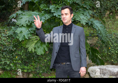 Rom, Italien. 30. Januar 2016. Justin Theroux besucht die "Zoolander 2" Photocall im Hotel De Russie Garden am 30. Januar 2016 in Rom, Italien. © Dpa/Alamy Live-Nachrichten Stockfoto