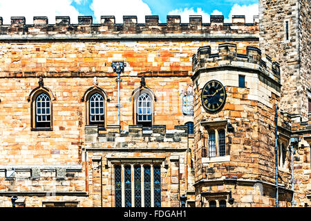 Universität von Durham, befindet sich in der Burg in der Nähe der Kathedrale; dritte älteste Universität in England Stockfoto