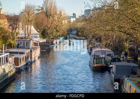 Grand Union Canal, klein-Venedig, Paddington, London, UK Stockfoto