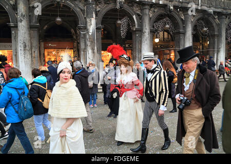 Carnevale di Venezia, Karneval in Venedig Stockfoto