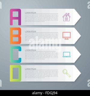 Aktie Vector Geschäft Infografiken Stock Vektor