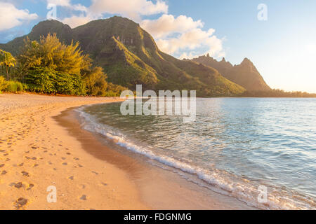 Haena Beach Kauai Hawaii USA Stockfoto