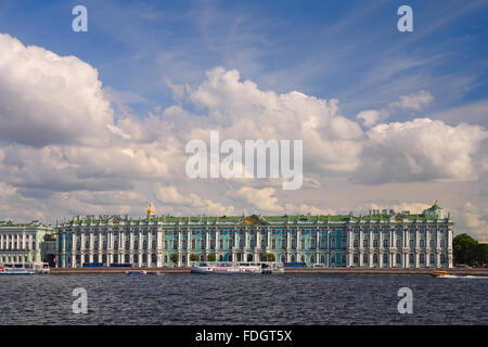 St. Petersburg, Winterpalast, heute das Eremitage-Museum Stockfoto