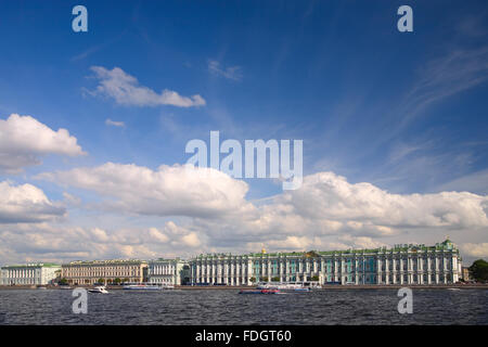 St. Petersburg, Winterpalast, heute das Eremitage-Museum Stockfoto