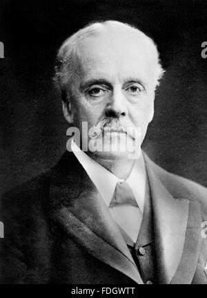 Arthur Balfour. Porträt des ehemaligen britischen Premierministers Lord Balfour c.1915, Stockfoto