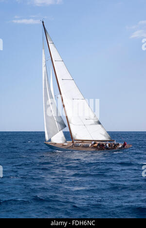 Segelboot im alten Stil Stockfoto