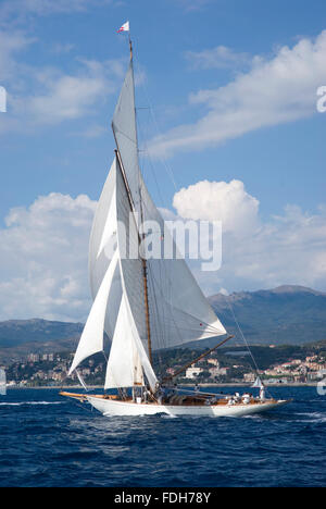 Segelboot im alten Stil Stockfoto