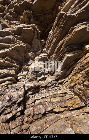 Stein zu brechen hautnah Stockfoto