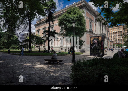 Museo del Prado, Madrid, Spanien Stockfoto
