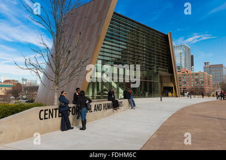 Zentrum für Zivil- und Menschenrechte Gebäude in Atlanta, Georgia, USA Stockfoto