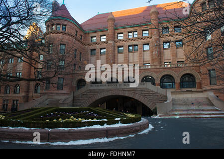 Das American Museum of Natural History, 77th Street Eingang Stockfoto