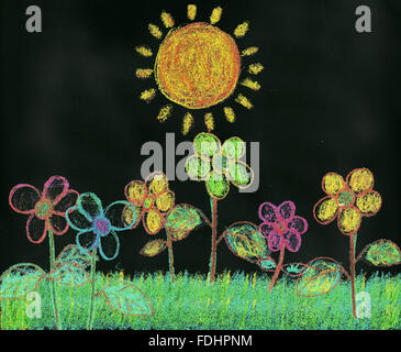 Sommer im Garten Stockfoto