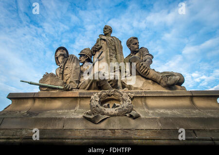 Des Königs Scottish Borders Memorial in Edinburgh, Schottland Stockfoto