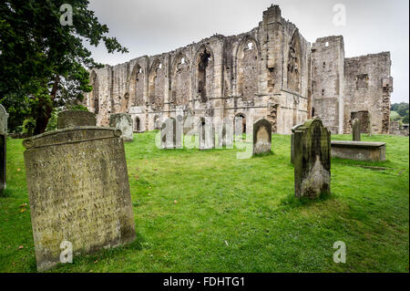 Easby Abbey in Yorkshire, England, UK Stockfoto