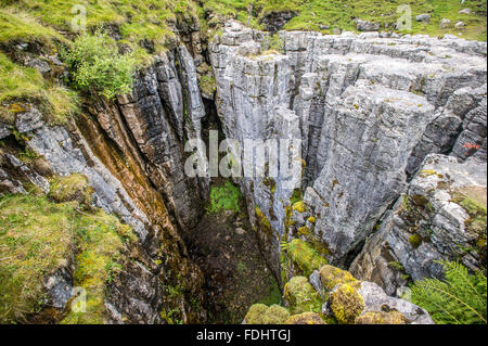 Buttertubs auf Buttertubs übergeben in Yorkshire, England, Vereinigtes Königreich. Stockfoto