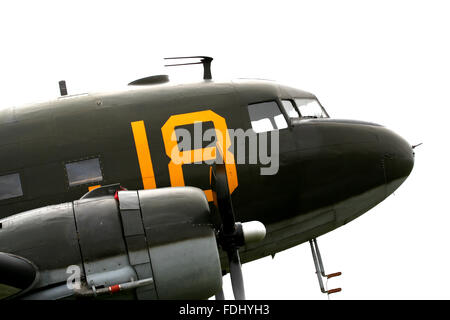 Douglas C-47A Skytrain, Militärversion der DC-3 Dakota Stockfoto