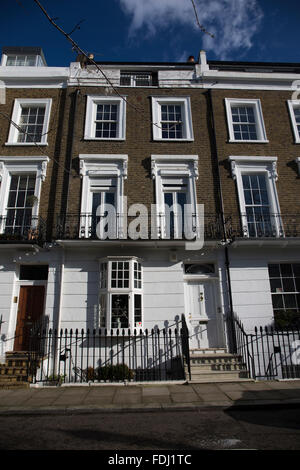 Wohnhaus in London, zwischen dem Sloane Square und South Kensington Stockfoto