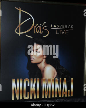 Nicki Minaj Ringe im Jahr 2016 mit exklusiven Dria LIVE-Performance im Drai es Nightclub Las Vegas auf 31.12.15 mit: Atmosphäre wo: Las Vegas, Nevada, Vereinigte Staaten, wann: 31. Dezember 2015 Stockfoto