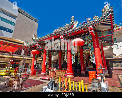 Chao Mae Kuan Im Schrein. Chinatown-Viertel, Bangkok, Thailand. Stockfoto