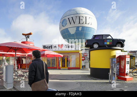 Berlin, Deutschland, am Gelände Fesselballon Hi-Flyer in Berlin-Mitte Stockfoto