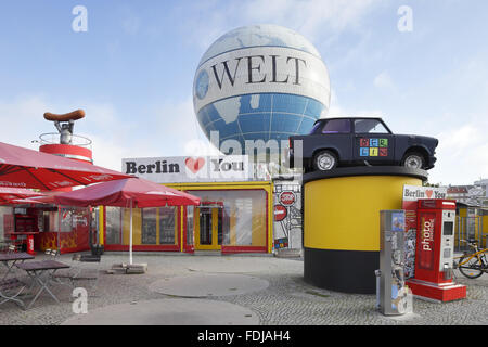 Berlin, Deutschland, am Gelände Fesselballon Hi-Flyer in Berlin-Mitte Stockfoto