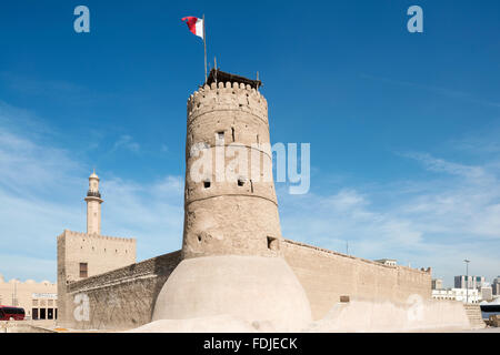 Al Fahidi Fort, das Dubai Museum, Dubai, Vereinigte Arabische Emirate Stockfoto