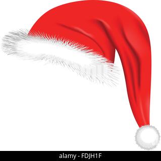 Weihnachtsmütze-Vektor-illustration Stock Vektor