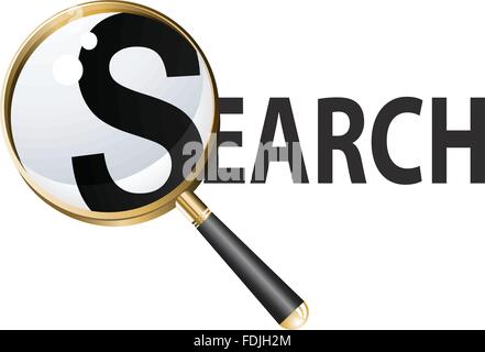 Suche-Vektor-illustration Stock Vektor