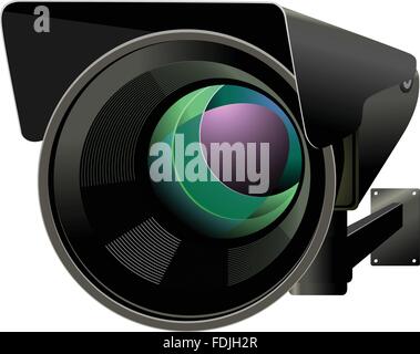 CCTV-Vektor-illustration Stock Vektor