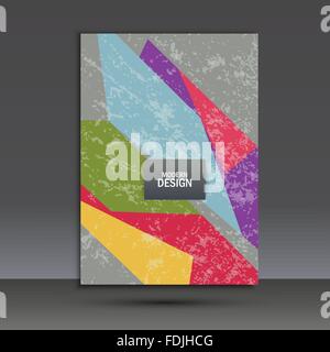 Abstrakte dynamische geometrische Hintergrund Stock Vektor