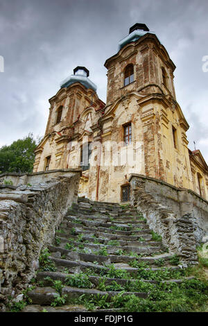 Die Kirche der Heimsuchung - Skoky. In der ausgestorbenen Dorf Skoky - Maria Stock - vor-Ort-Kapelle mit dem Gnadenbild der th Stockfoto