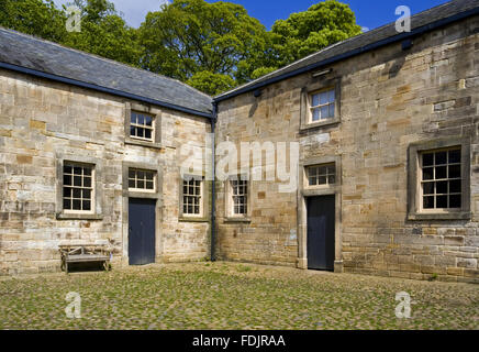 Stall Hof bildet Teil des Nachlasses bei Gibside, Newcastle Upon Tyne. George Bowes erbte das Anwesen im Jahre 1722 und gestalteten das Gelände um Gibside Hall. Stockfoto