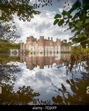 Herstmonceux Castle, East Sussex, England, Vereinigtes Königreich Stockfoto