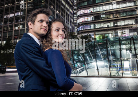 Schöne junge Paar Stockfoto