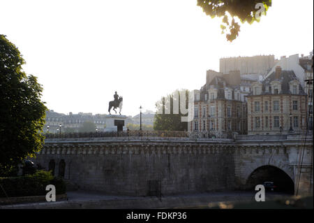 Paris - 15.08.2013 - Frankreich Paris - verlassene Straßen von Paris am 15. August, eine nationale Tag leer Stockfoto