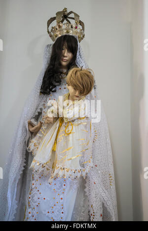 Kirche V.O.T. Carmo, Jungfrau mit dem Jesuskind, Salvador, Bahia, Brasilien Stockfoto