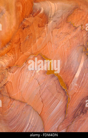 Buntsandstein in Petra, Jordanien Stockfoto